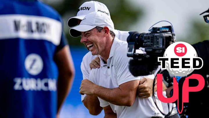 A repeat victory by Rory McIlroy and Shane Lowry (behind McIlroy) at the Zurich would give McIlroy 30 career wins on the PGA Tour. 