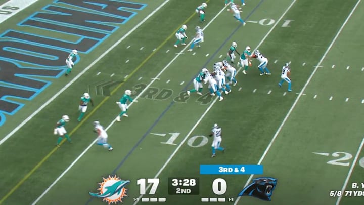 Eric Collins was on the call for Sunday's Panthers-Dolphins game. Eric Collins was on the call for Sunday's Panthers-Dolphins game.