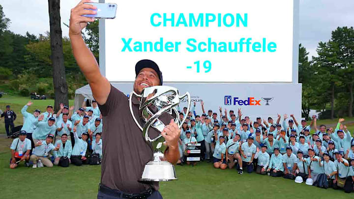 Xander Schauffele claimed a one-shot win in Japan. Xander Schauffele claimed a one-shot win in Japan.