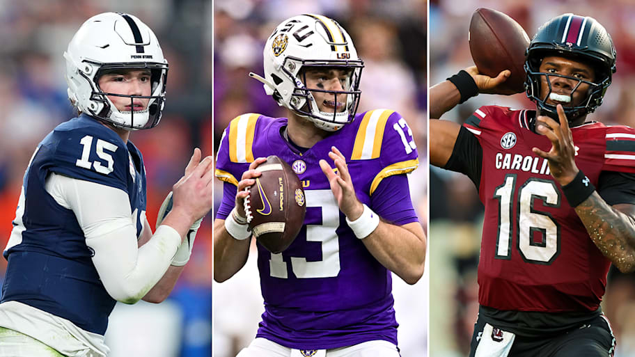 Allar, Nussmeier and Sellers and three of the top quarterback prospects in the 2026 NFL draft. | Joe Camporeale/USA TODAY Network (Allar); Maria Lysaker/USA TODAY Network (Nussmeier); Jeff Blake/USA TODAY Network (Sellers)