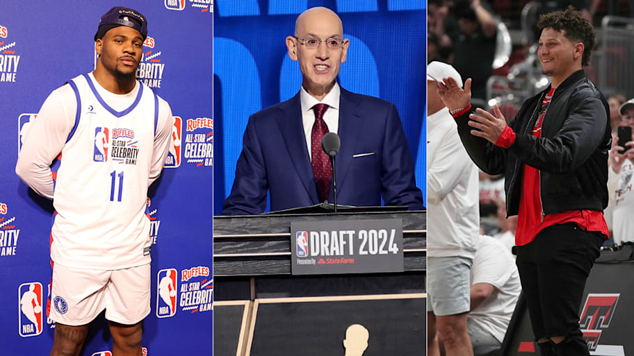 If Micah Parsons and Patrick Mahomes had decided to play pro basketball, it's not hard to imagine Commissioner Adam Silver calling their names in the NBA draft. | Trevor Ruszkowski/USA TODAY Network (Micah Parsons); Brad Penner/USA TODAY Network (Adam Silver); Michael C. Johnson/USA TODAY Network (Patrick Mahomes)