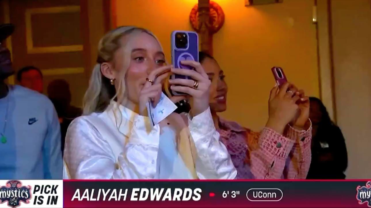 Paige Bueckers Became a Proud Mom Meme After UConn Teammate Aaliyah Edwards Got Drafted By Mystics