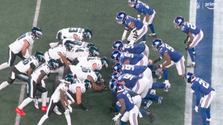 The Eagles scored after four straight tush pushes in Thursday night's game against the Giants. The Eagles scored after four straight tush pushes in Thursday night's game against the Giants.