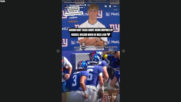 Russell Wilson, Jaxson Dart, New York Giants