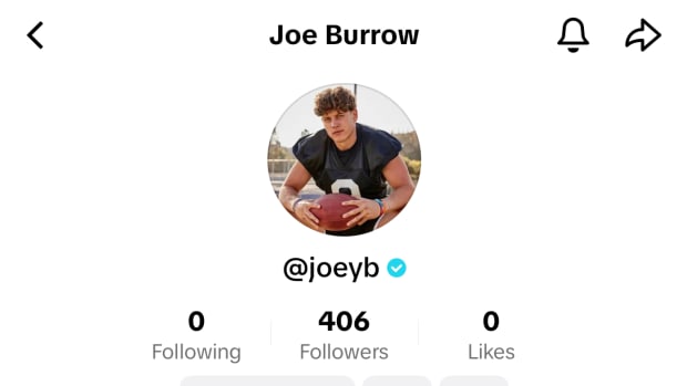 Joe Burrow is on TikTok