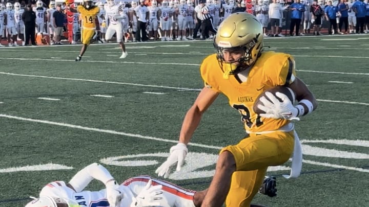 After his breakout performance on national television on Saturday, Julius Jones of St. Thomas Aquinas is a candidate in this week's South Florida High School Football Player of the Week poll. Vote for your choice.