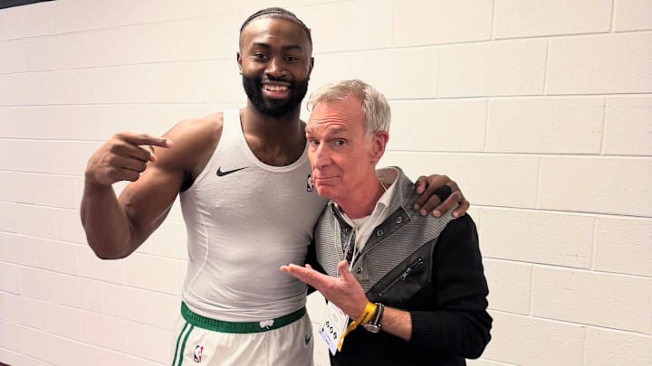 Brown and Nye met after the Celtics' game against the Wizards on Friday night.