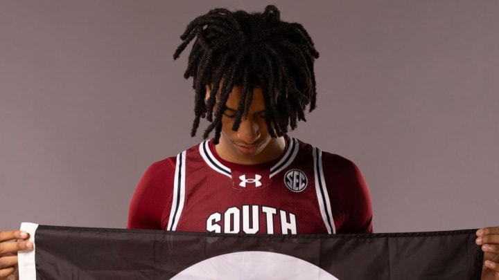 Gamecocks redshirt freshman Arden Conyers during team media day