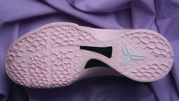 Purple Nike Kobe outsole.