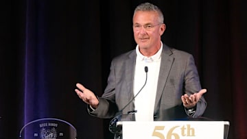 Urban Meyer was the keynote speaker of the 2025 All Sports Association Awards Banquet