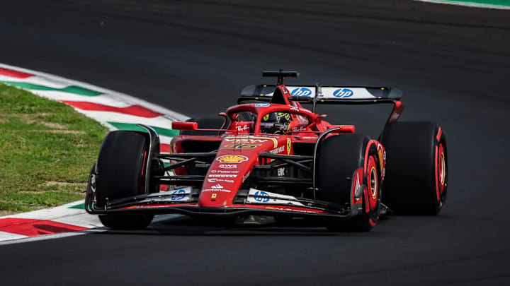 Charles Leclerc wins the Italian Grand Prix.