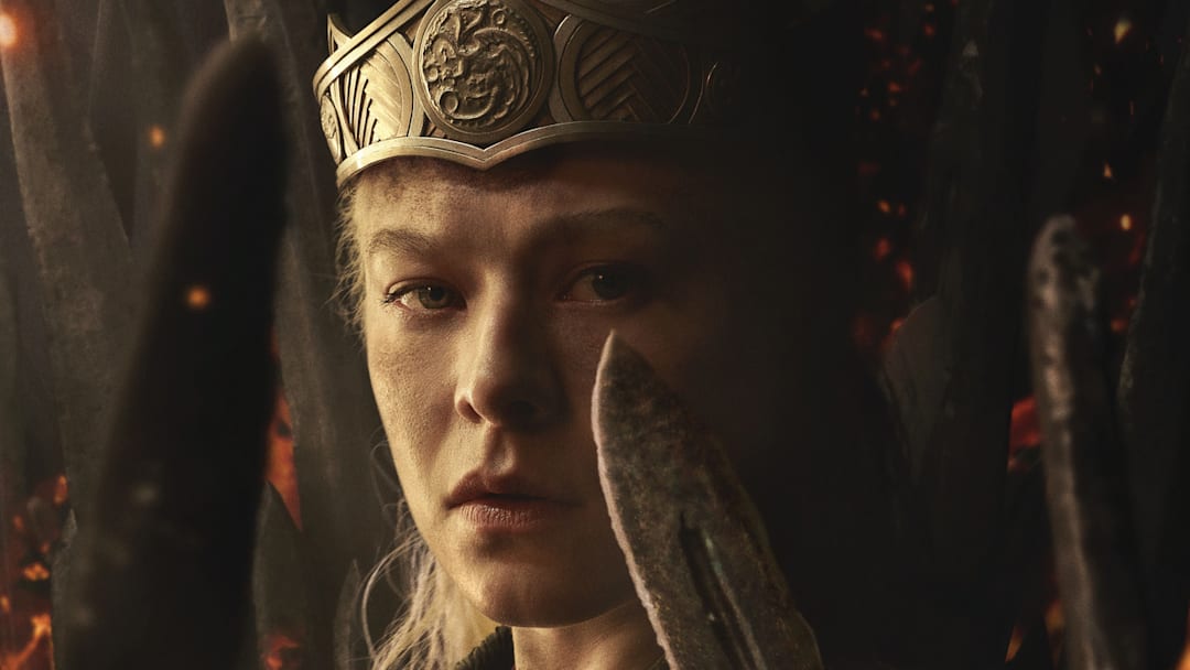 House of the Dragon season 3 poster. Emma D’Arcy as Rhaenyra Targaryen.