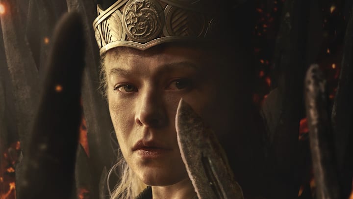 House of the Dragon season 3 poster. Emma D’Arcy as Rhaenyra Targaryen.