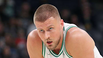 Former Boston Celtics center Kristaps Porzingis