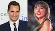 Roger Federer and Taylor Swift