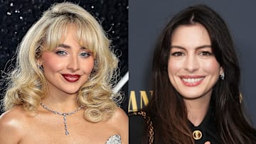 Sabrina Carpenter and Anne Hathaway