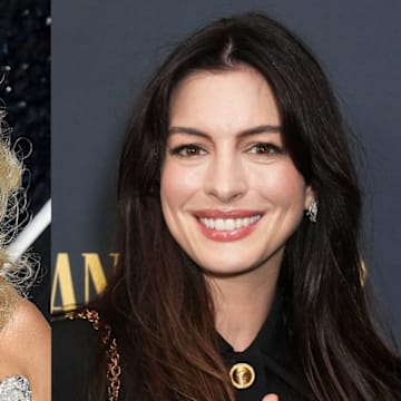 Sabrina Carpenter and Anne Hathaway
