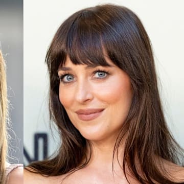 Margot Robbie and Dakota Johnson