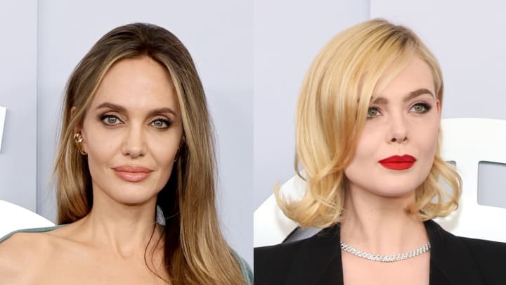 Angelina Jolie and Elle Fanning
