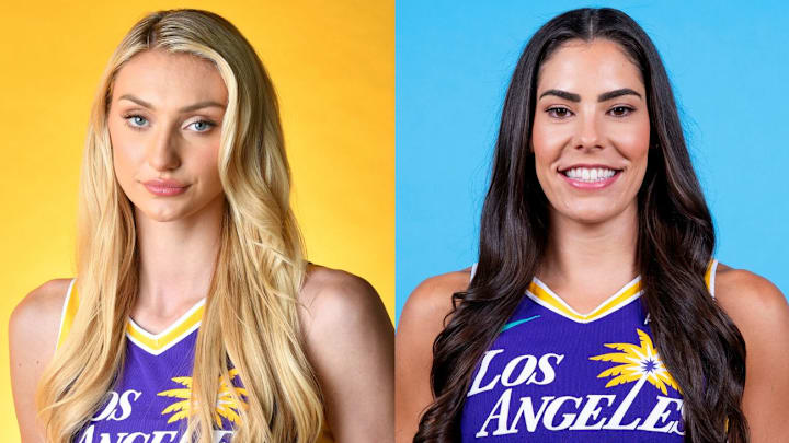 Cameron Brink and Kelsey Plum Cameron Brink and Kelsey Plum