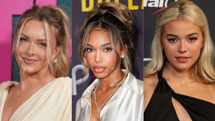 Camille Kostek, Lori Harvey and Olivia Dunne Camille Kostek, Lori Harvey and Olivia Dunne