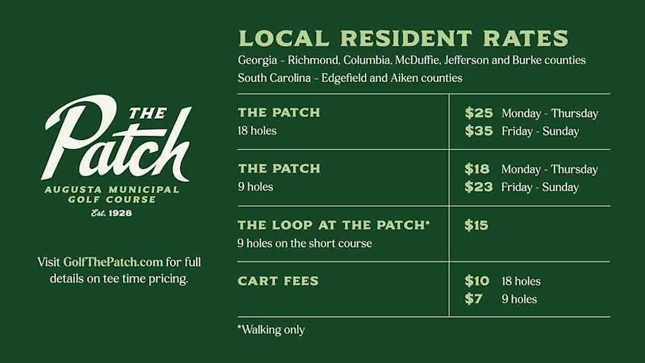 The Patch, resident rates