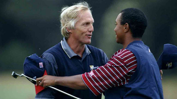 Greg Norman, Tiger Woods