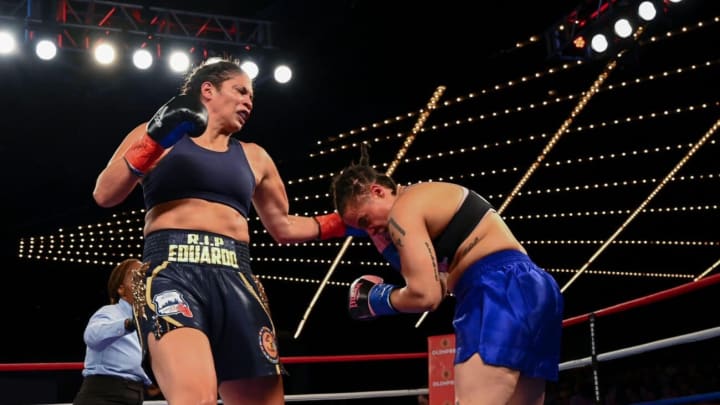 Nisa Rodriguez, demonstrating her prowess in the ring