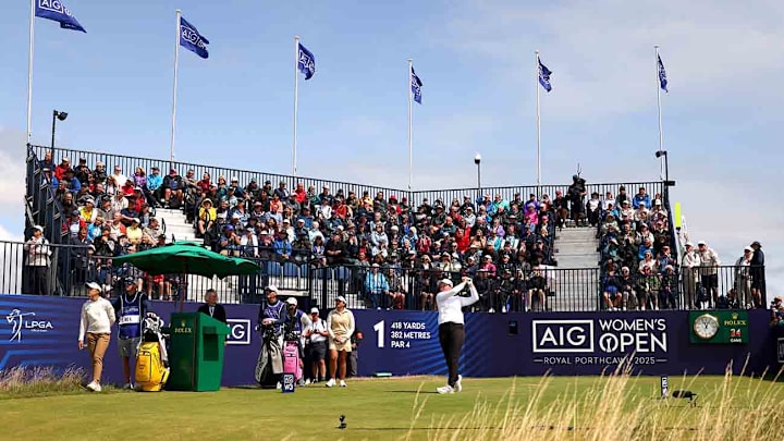 Lottie Woad finished T8 at the AIG Women's Open as the betting favorite.