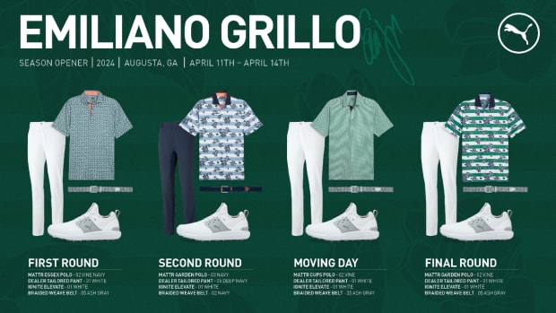 Emiliano Grillo Masters scripting from Puma Golf