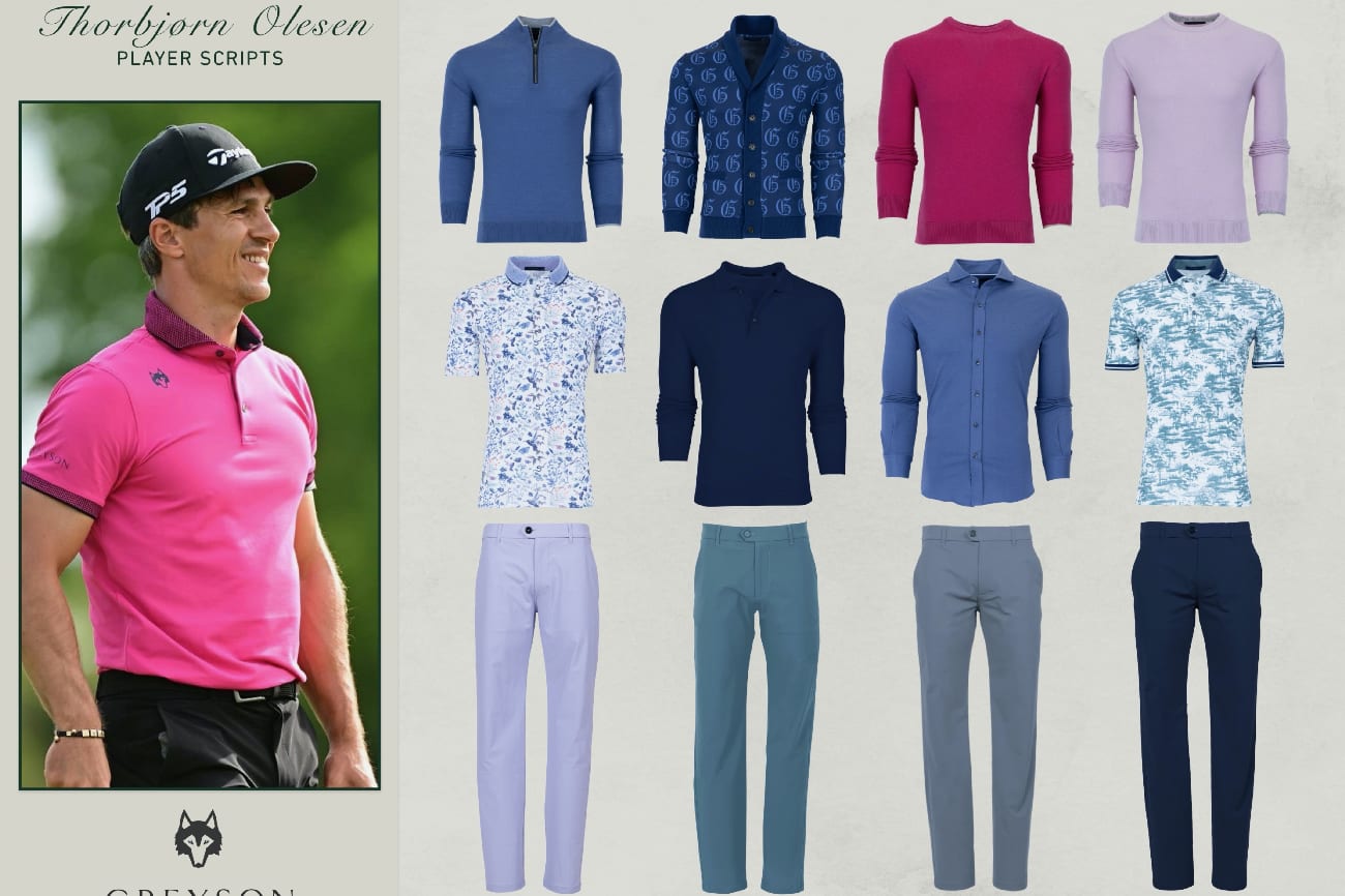 Thorbjorn Olesen Masters scripting from Greyson Clothiers