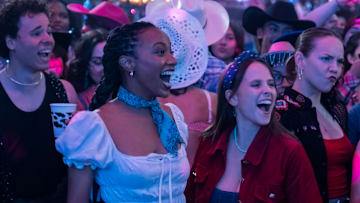 Alyah Chanelle Scott and Pauline Chalamet in The Sex Lives of College Girls - Max