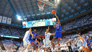 Syracuse basketball plays top-25 Kansas next week in Las Vegas. The Jayhawks' star guard will not play in the event.