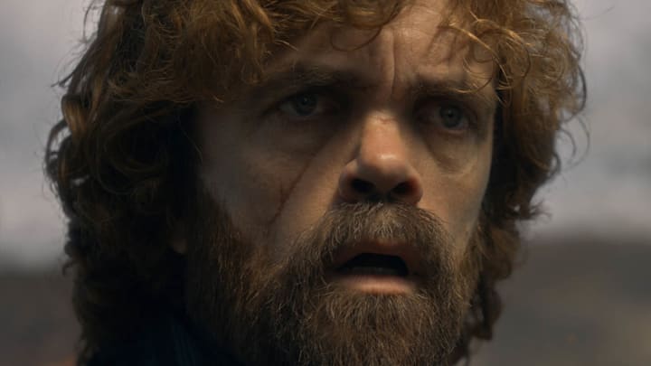 Peter Dinklage as Tyrion Lannister in Game of Thrones season 8.