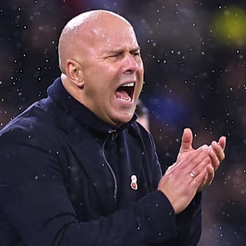 Arne Slot has struggled in his second season on Liverpool’s touchline.