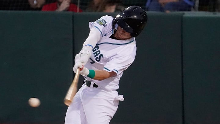 Tortugas Austin Hendrick at bat