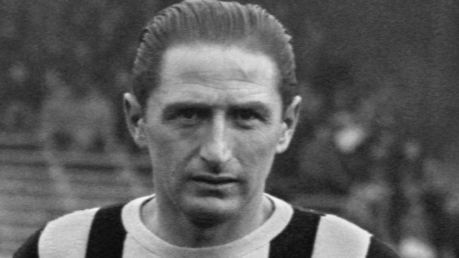 Silvio Piola looking stern.