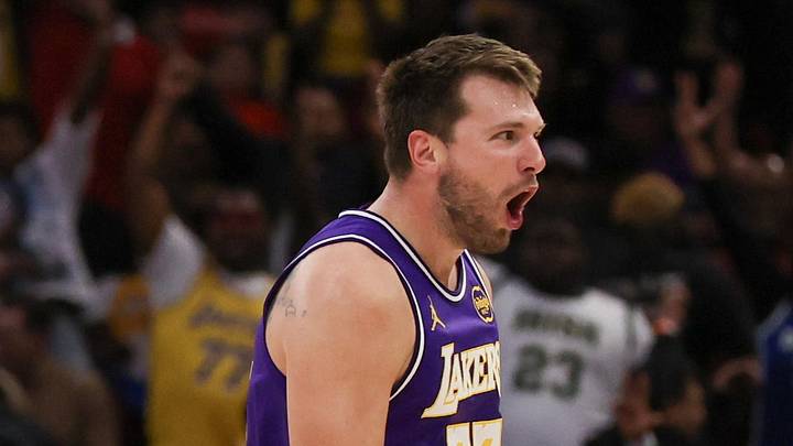 Los Angeles Lakers guard Luka Doncic.
