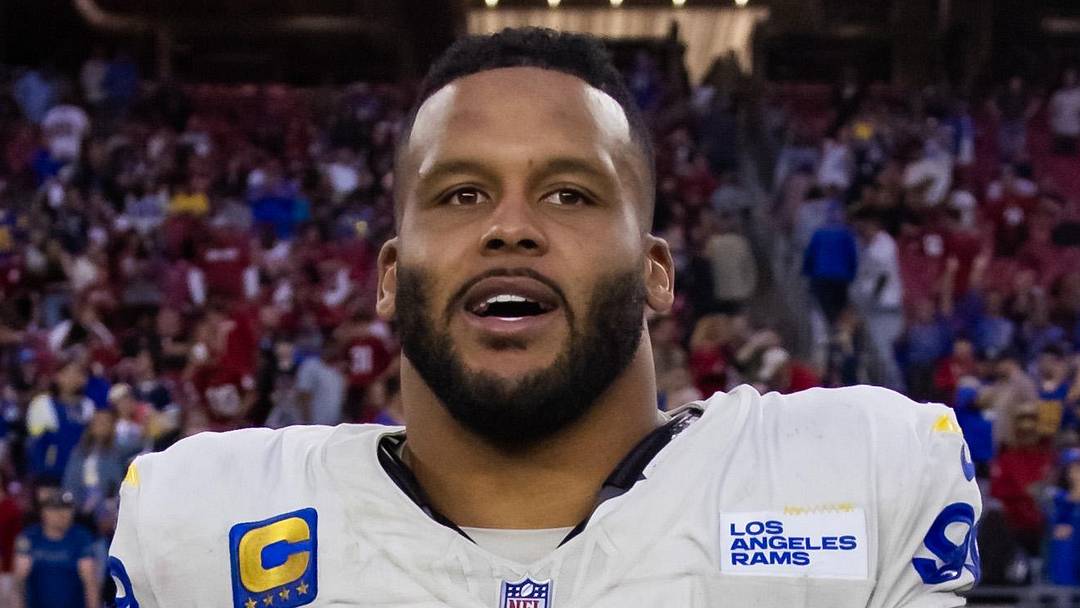 Los Angeles Rams defensive tackle Aaron Donald.