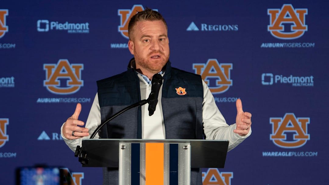 Auburn Tigers head coach Alex Golesh enters his first season with the program.