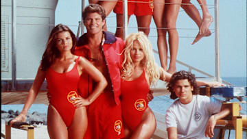 9/95/ THE CAST OF "BAYWATCH"