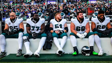The Eagles' offensive line is the best in the NFL.