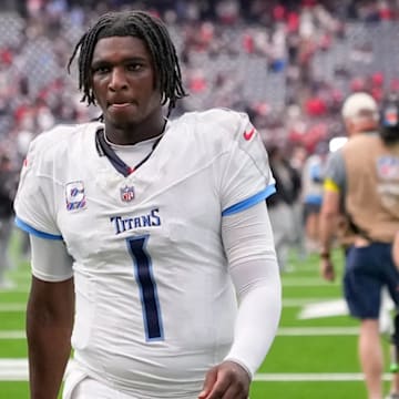 Tennessee Titans quarterback Cam Ward