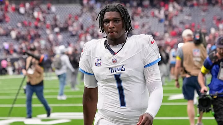 Tennessee Titans quarterback Cam Ward