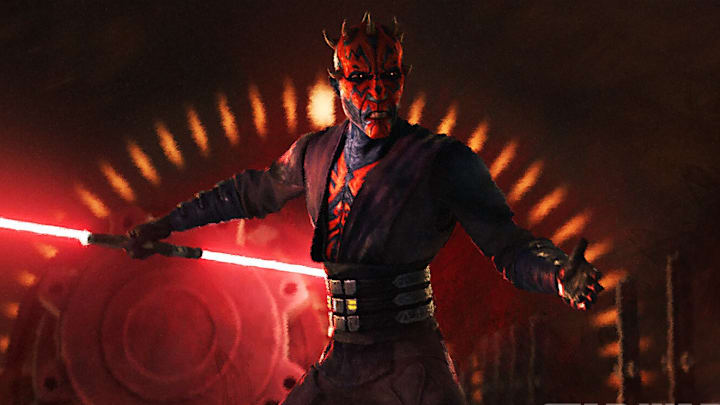 Darth Maul in SDCC 2025 first look at Star Wars Maul: Shadow Lord starring Sam Witwer. Image Credit: StarWars.com