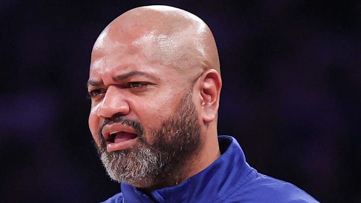 Dec 7, 2024; New York, New York, USA; Detroit Pistons head coach JB Bickerstaff: Vincent Carchietta-Imagn Images