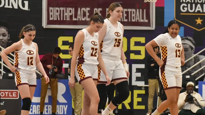 Olivia Vukosa (25) excelled for Christ the King (NY) at the 2025 Hoophall Classic. Olivia Vukosa (25) excelled for Christ the King (NY) at the 2025 Hoophall Classic.