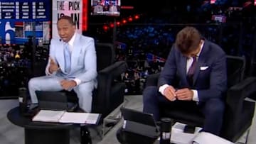Stephen A. Smith often left Bob Myers speechless. Kind of. 