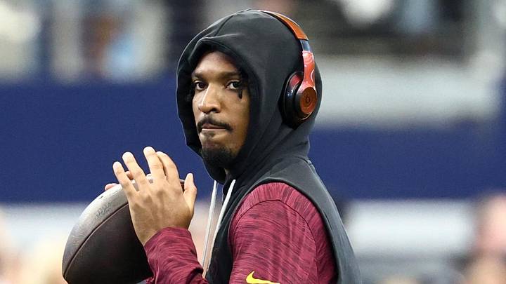 Washington Commanders quarterback Jayden Daniels