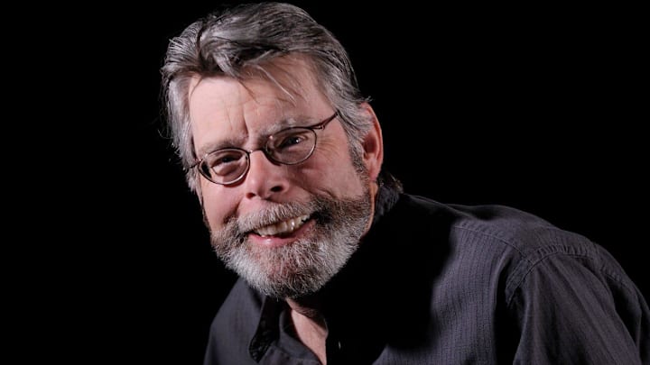 Stephen King, whose new novel, Duma Key, borrows from his own life, about a guy who survives a life-threatening accident poses for a portrait in 2008.